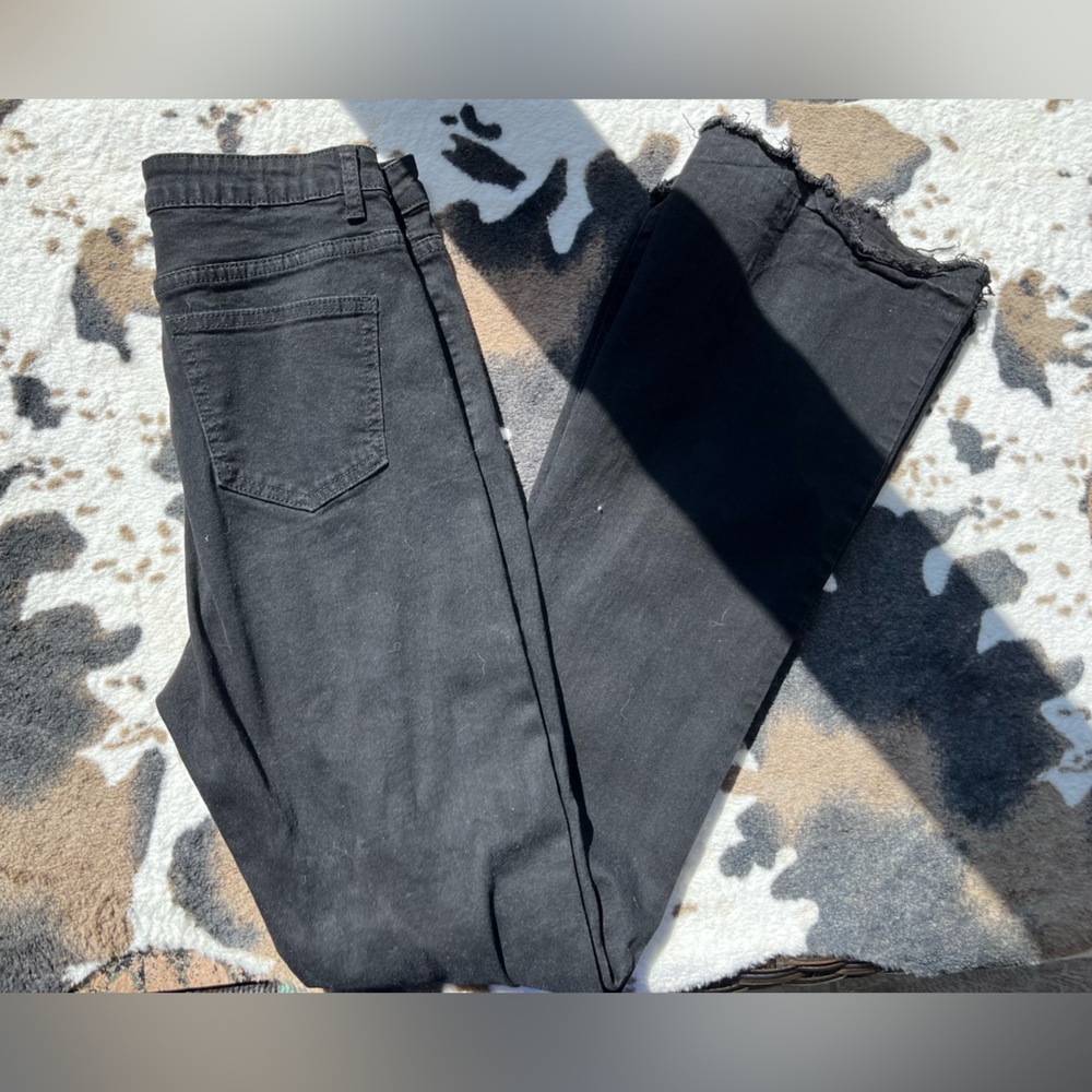 SHEIN black flare jeans - size large